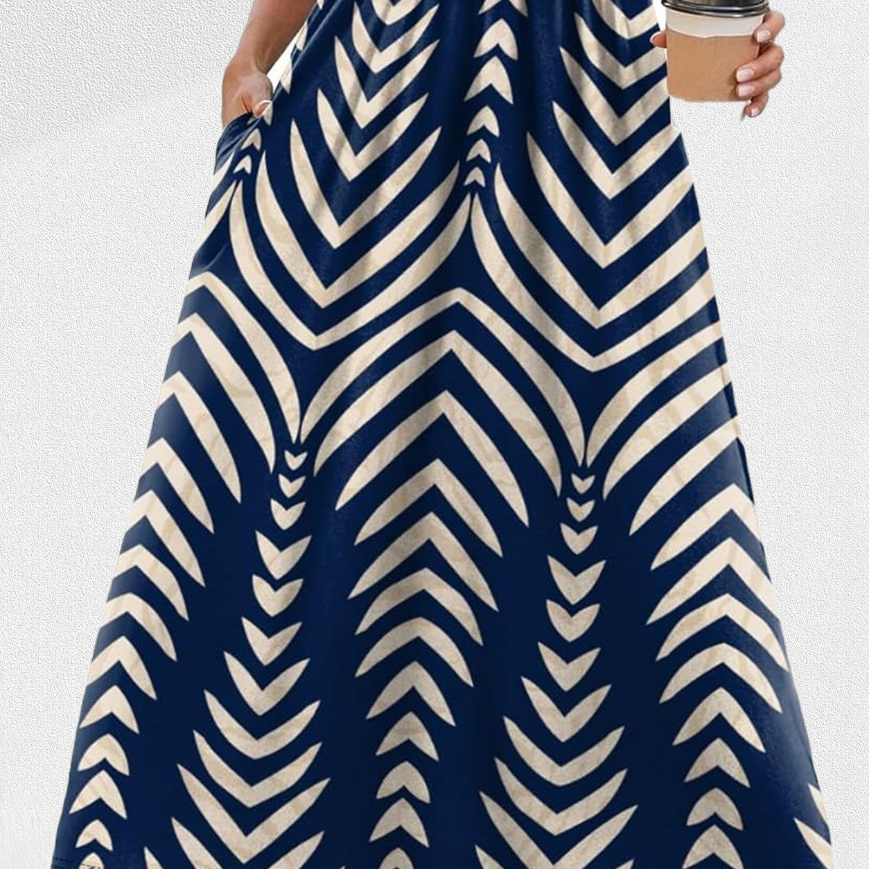 Summer Sale👗Women's Casual Midi Dress with Pockets