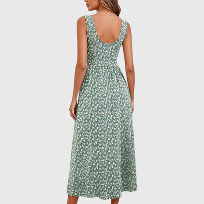 Summer Sale👗Women's Casual Midi Dress with Pockets