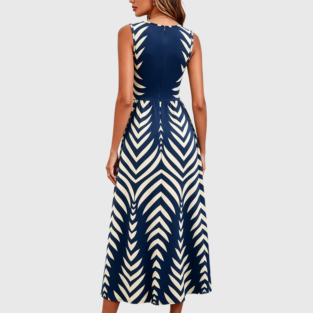 Summer Sale👗Women's Casual Midi Dress with Pockets