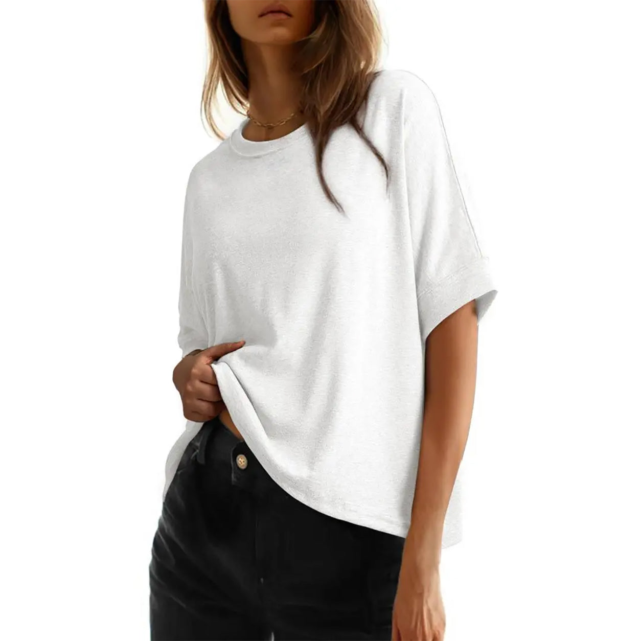 Summer Sale👗Women's 2026 Loose Oversized Basic Tee
