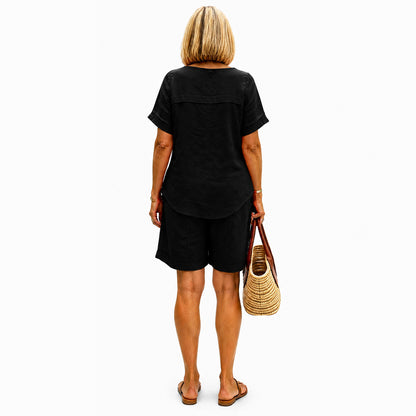 Summer Sale👗Fallon Top And Shorts Casual Suit