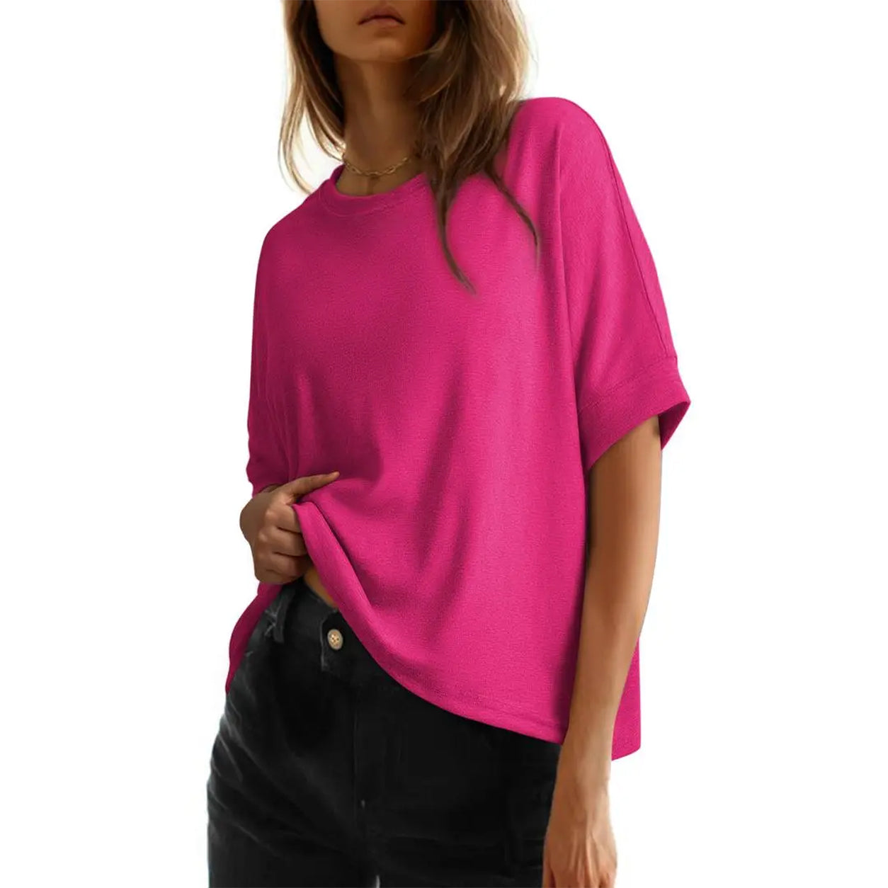 Summer Sale👗Women's 2026 Loose Oversized Basic Tee
