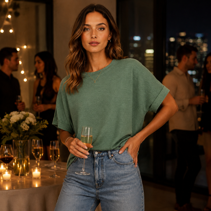 Summer Sale👗Women's 2026 Loose Oversized Basic Tee