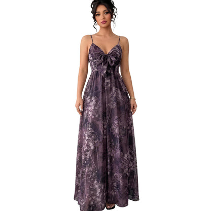 Summer Sale👗Women's Boho Style Floral-Print Spaghetti Strap Cami Dress