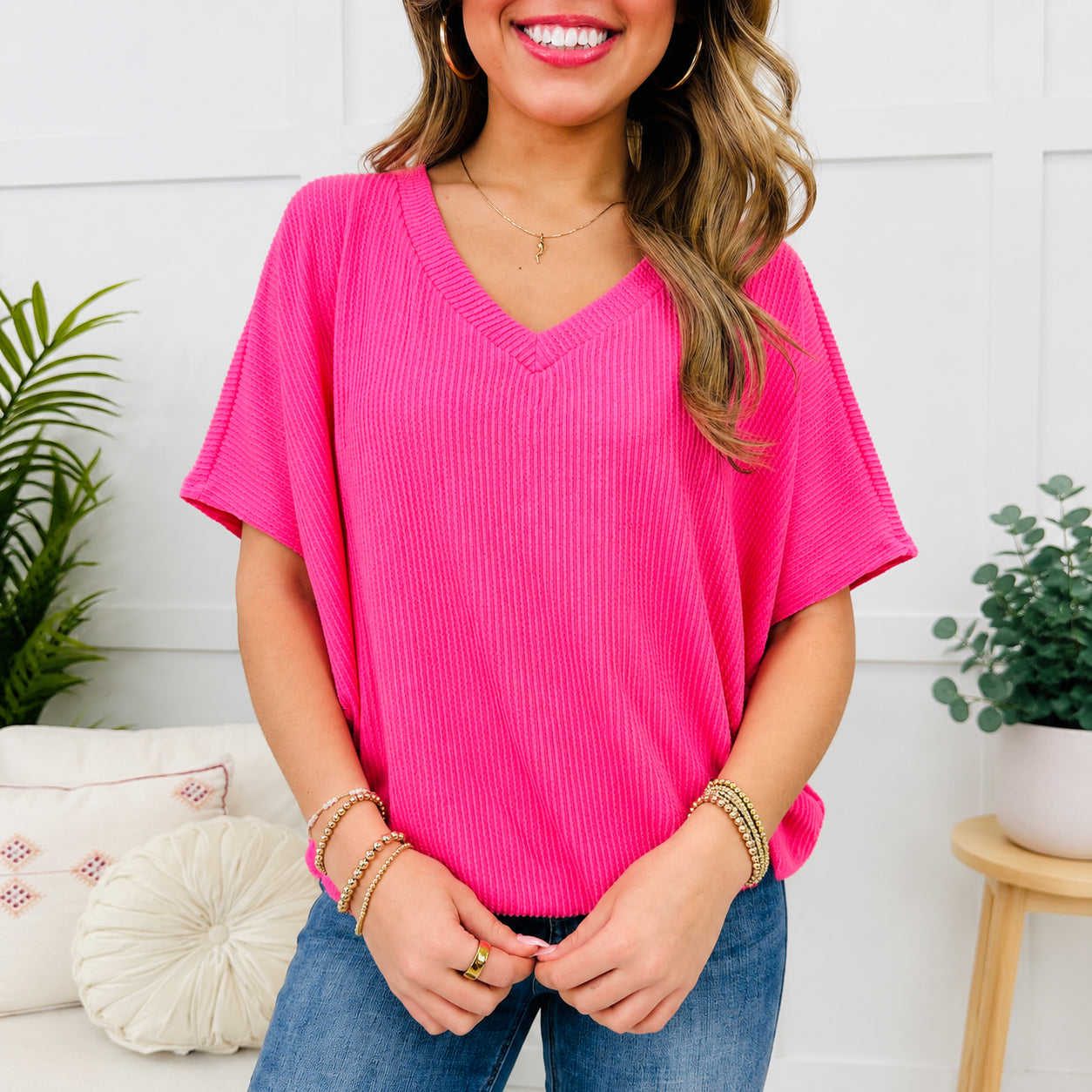 💥LAST DAY SALE 60% OFF💥Women's V-Neck Summer T-Shirt 🌟