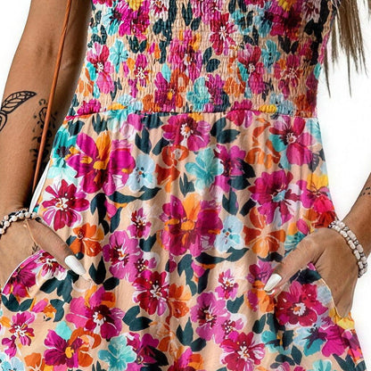 Summer Sale👗Women's Summer Casual Smocked Rompers