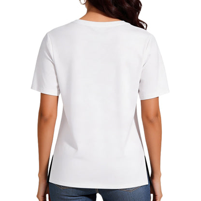 Summer Sale👗Women's Short Sleeve V Neck Basic T-Shirt