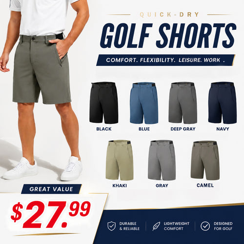 ⏳LAST DAY SALE 60% OFF !!📢Men's Stretch Quick Dry Casual Work Golf Shorts