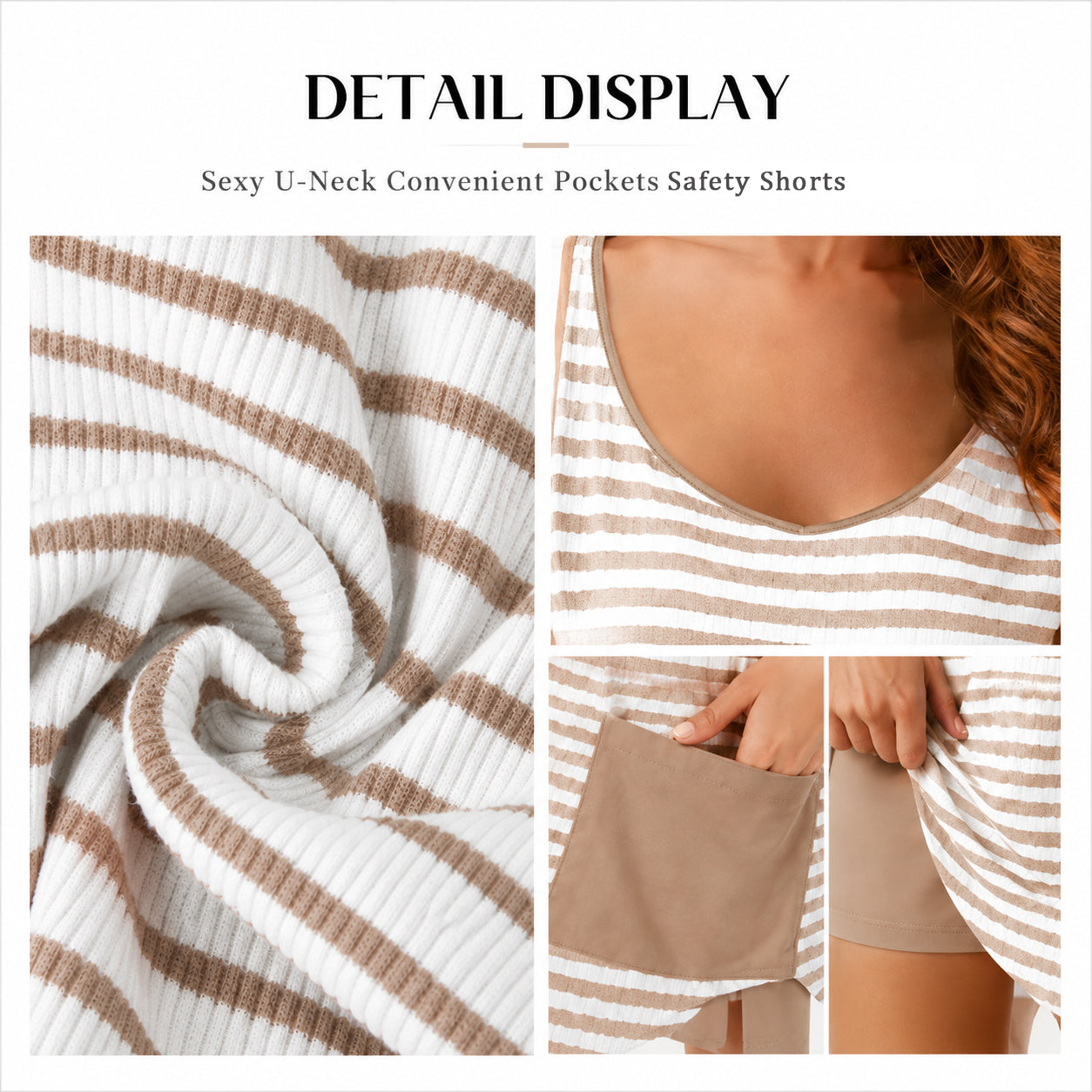 Summer Sale👗Women's Sleeveless Summer Dress with Shorts – 2-in-1 effortless style!