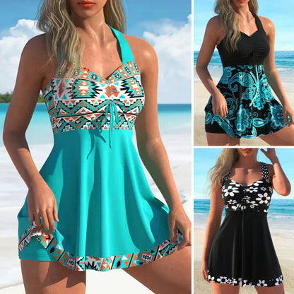 🔥LAST DAY SALE 60% Off! 👙Strap Top & Fitted Swim Shorts Separable Swimsuit 